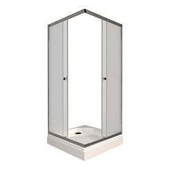 Triton Душевой уголок Вента Хром Вельвет 90/90 Щ0000067981 – фотография-2